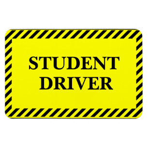 Studentenchauffeur (voor je auto) magneet