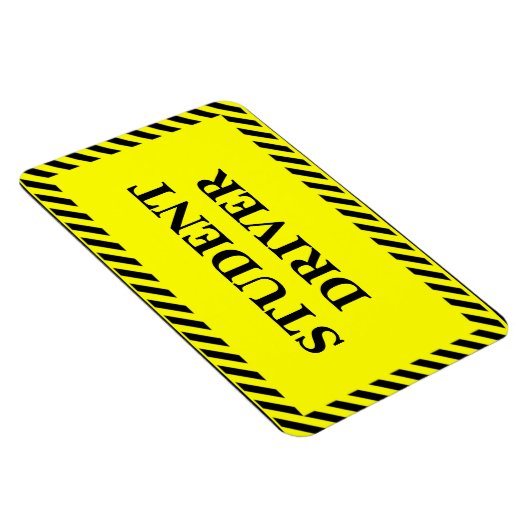 Studentenchauffeur (voor je auto) magneet (Rechterzijde)