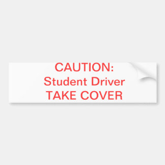 Studentenchauffeurs! Bumpersticker