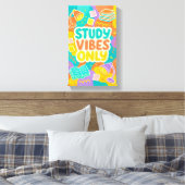 Studentendoek - Back-to-School slaapzaal Decor Canvas Afdruk (Insitu (Slaapkamer))