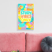 Studentendoek - Back-to-School slaapzaal Decor Canvas Afdruk (Insitu (Woonkamer))
