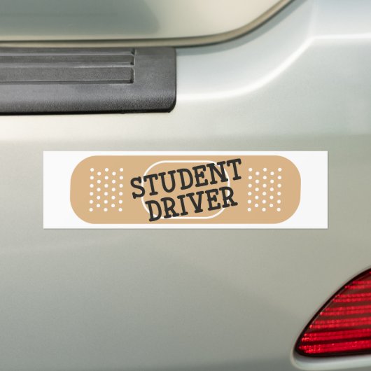 Studentendrivergebandschap Bumpersticker (Op auto)
