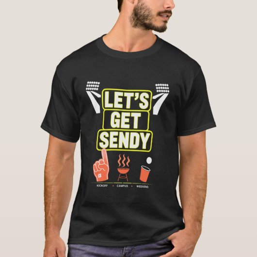 Studentenfeest Meme Tailgate Campus Weekend Laten T-shirt (Voorkant)