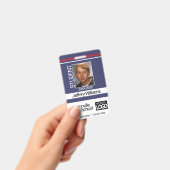 Studentenfoto - Blauw Badge (Handheld)