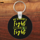 Studentengevecht is mijn gevecht voor nierziekte sleutelhanger (Voorkant)