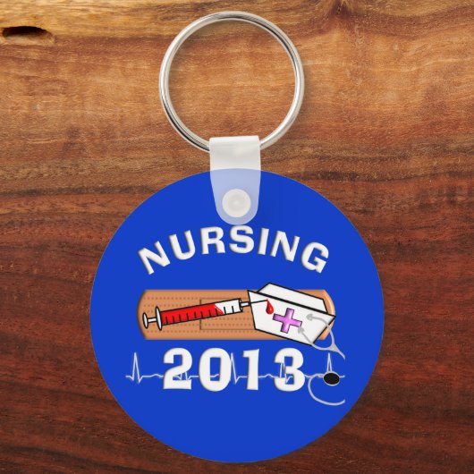Studentenklasse verpleegkunde 2013 sleutelhanger (Voorkant)