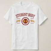 Studentenlichaam HMU Schattig College Workout Over T-shirt (Design voorkant)