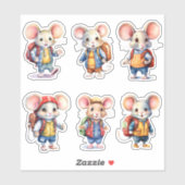 Studentenmuizen Sticker (Vel)