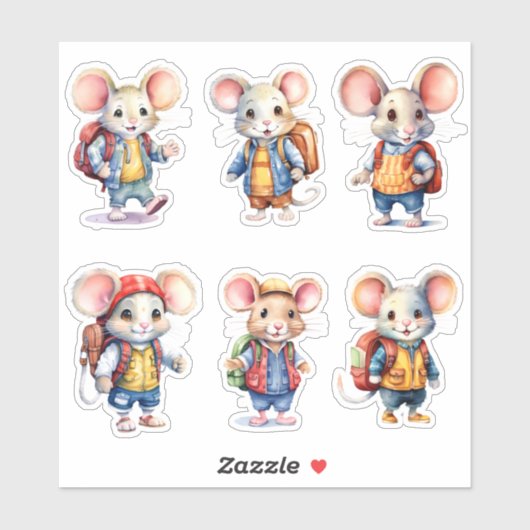 Studentenmuizen Sticker (Vel)