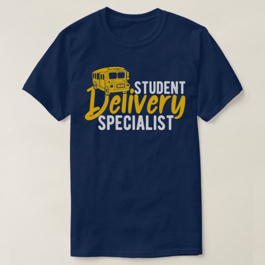 Studentenonderwijs Specialist School Bus T-shirt (Design voorkant)