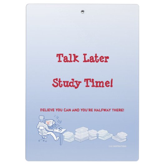 Studentenopdrachten en moederbordklembord voor Exa Klembord (Achterkant)