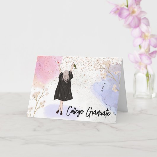 Studentenopleiding Kaart (Orchidee)