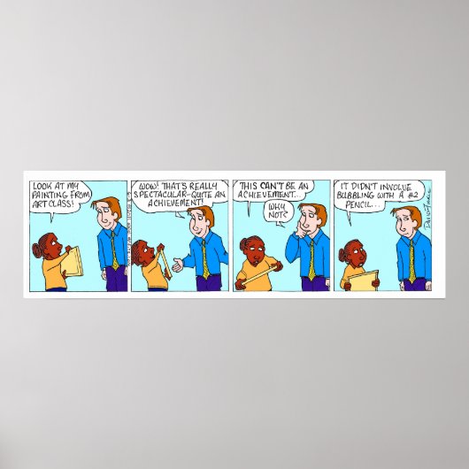 Studentenprestatie Poster (Voorkant)