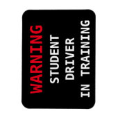 Studentenrijder, automagneet magneet (Verticaal)