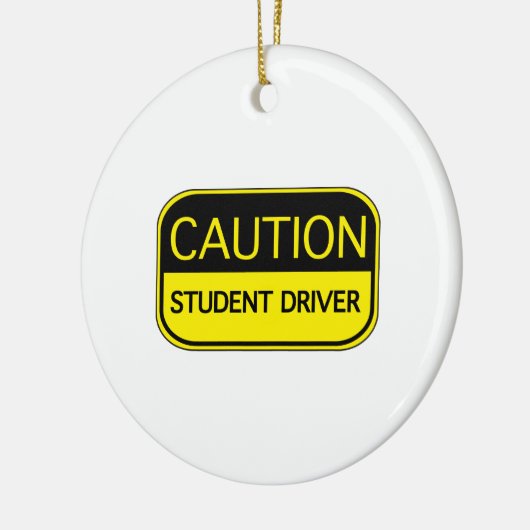 Studentenstuurprogramma voor waarschuwing keramisch ornament (Links)