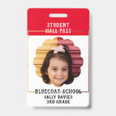 studententoiletpas school Badge (Achterkant)