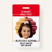 studententoiletpas schoolbadge badge (Achterkant)