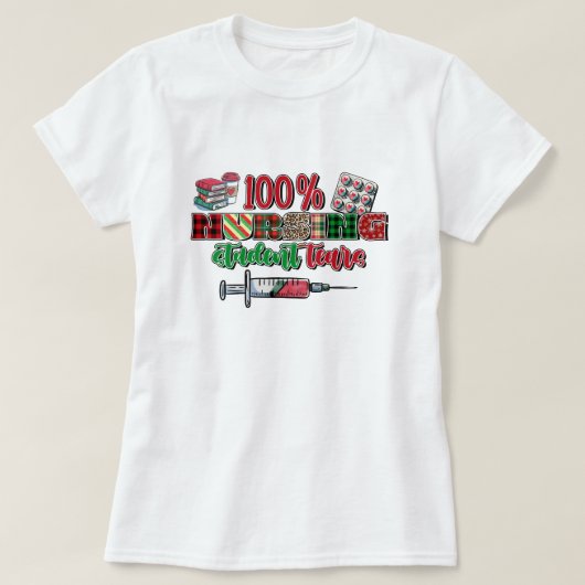 Studententranen T-shirt (Design voorkant)