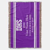 Studentenvariëteit voor het hoger onderwijs deken (Voorkant Verticaal)