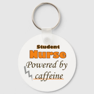 Studentenverpleegster met cafeïne sleutelhanger