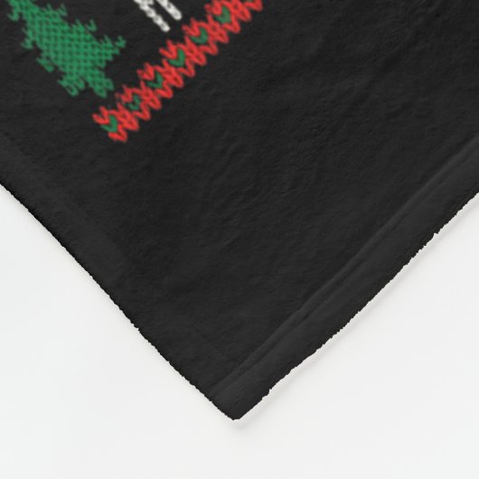 Students Saying 67 Christmas Teacher Ugly Christma Fleece Deken (Hoek)