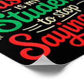 Students Saying 6-7 67 Six Seven Funny Teacher Chr Poster (Hoek)