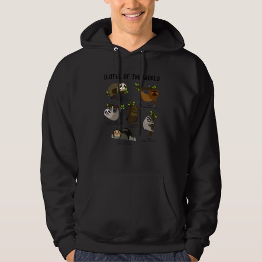 Students Teachers Animals Education  Sloths of the Hoodie (Voorkant)