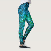Studeren in Waterverf - Groen Leggings (Rechts)