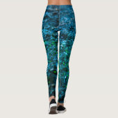 Studeren in Waterverf - Groen Leggings (Achterkant)