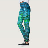 Studeren in Waterverf - Groen Leggings (Links)