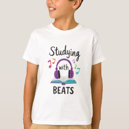 Studeren met beats - Cool Student Music T-shirt