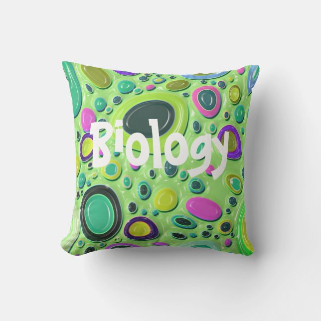 Studie biologie cellen science cytology studie gra kussen (Voorkant)