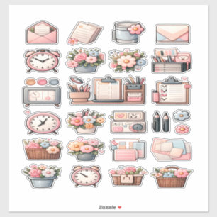 "Studie & Bloei – School Tuin Set" Sticker