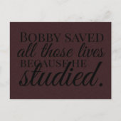 Studie Briefkaart (Voorkant)