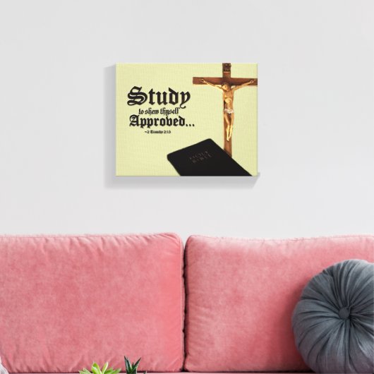 Studie Canvas Afdruk (Insitu (Woonkamer))