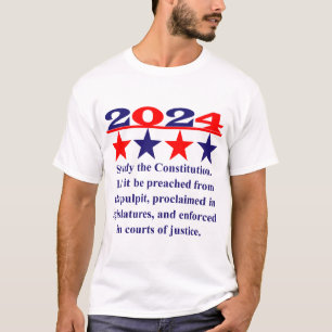 Studie de Grondwet - Politiek citaat T-shirt