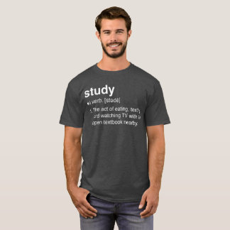 Studie definitie humor school t-shirt
