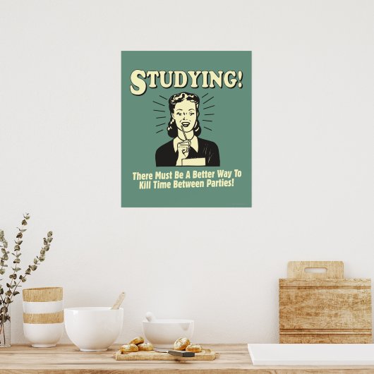 Studie: Doodtijd Poster (Keuken)