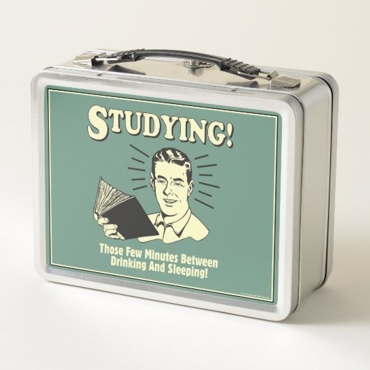 Studie: Drink en slapend (Achterkant)