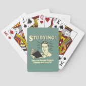 Studie: Drink en slapende Pokerkaarten (Achterkant)