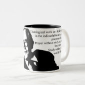Studie en Prayer Karl Barth Tweekleurige Koffiemok (Voorkant rechts)