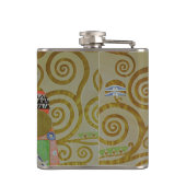 Studie for Fulfillment, c.1905-09 (w/c & gold op p Heupfles (Achterkant)