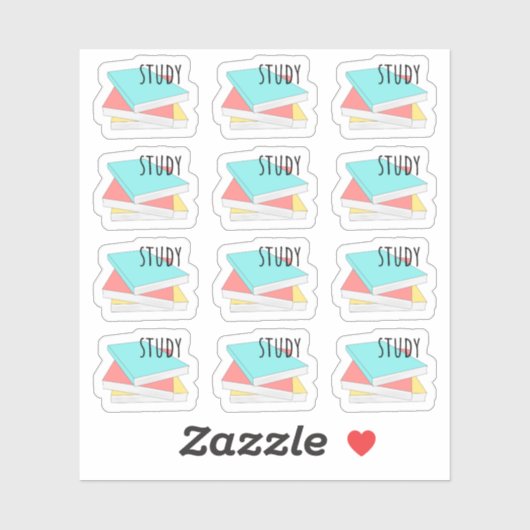 Studie Huiswerk Herinnering Studieplanner Voor Stu Sticker (Vel)