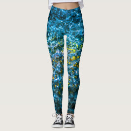 Studie in Waterverf - Geel Leggings
