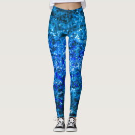 Studie in Waterverf - Indigo Leggings