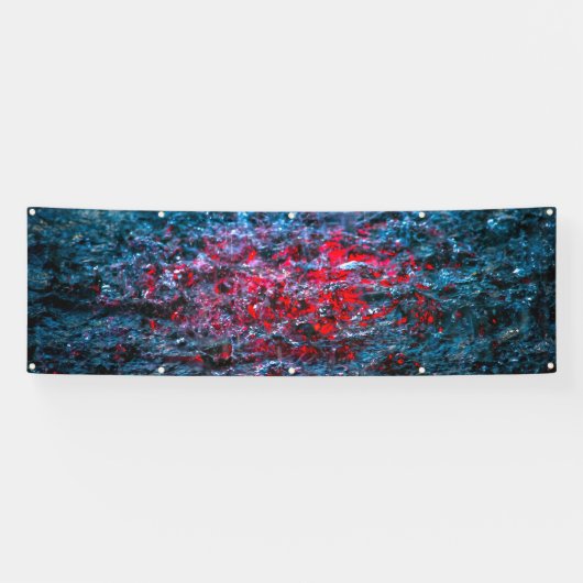 Studie in waterverf - Rood Spandoek (Horizontaal)