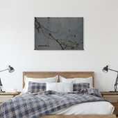 Studie in Zwart Canvas Afdruk (Insitu (Slaapkamer))