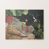 Studie Le dé jeuner sur l'herbe Monet Fine Art Legpuzzel (Horizontaal)