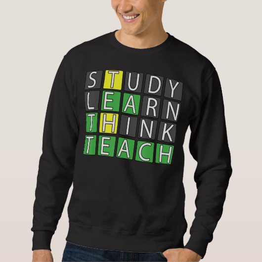 Studie Leer denk na Trui (Voorkant)