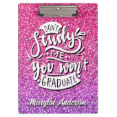 STUDIE ME NIET DAT JE DE DOUANE NIET AFSTUDEREN KLEMBORD (Voorkant)